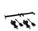 Golf Cart Seatbelts- Universal Retractable Seat Belt Kit for Club Car, EZGO, Yamaha by JZM