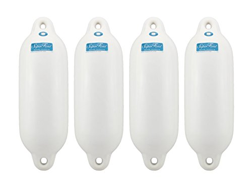 SupaFend-Set-of-4-Boat-FendersBumpers-for-DockingMooring-White SupaFend-Set-of-4-Boat-FendersBumpers-for-DockingMooring-White