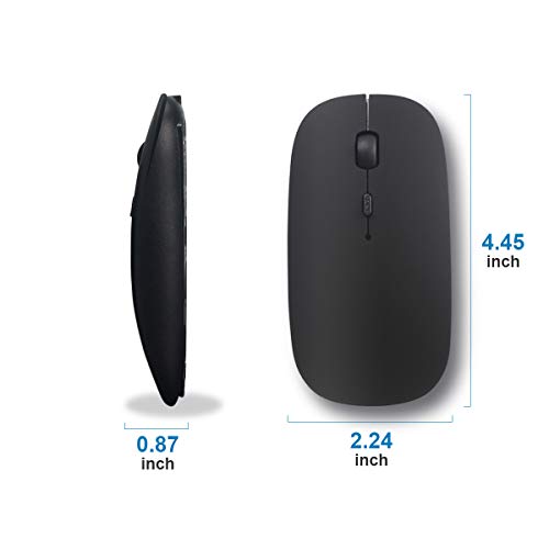SUNGI Bluetooth Mouse for Mac/Laptop/iPad/iPhone/Android PC,Rechargable