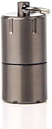 Mini Brass Lighter - EDC Peanut Lighter Keychain - Waterproof Fire Starter Especially for Survival and Emergency Use