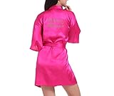 Kimono Robe Hot Stamping Matron of Honor Wedding