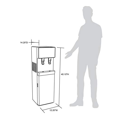 image for Magic Chef Water Dispenser Bottom Loading Hot and Cold Water Cooler, C