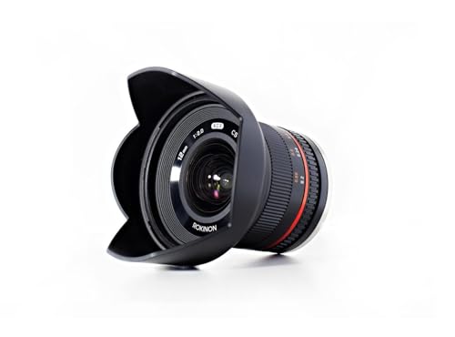 Rokinon 12mm f/2.0 NCS CS Lens Manual Focus Lens Canon M Mirrorless Camera Mount