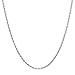 925 Sterling Silver 2MM Rope Chain Lobster Claw Clasp 16