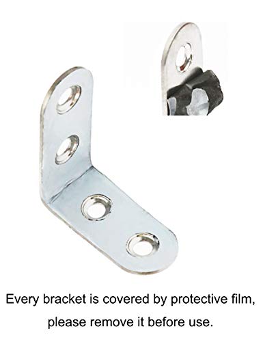 4 Bracket+Stainless+40mmx40mm+Brackets+Fastener