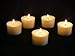 CandleNScent 8Hr Paraffin Free Tea Light Candles in Clear Acrylic Cup - Set of 30 8 Hour Extended Burn Time tealights