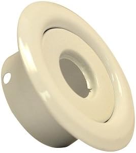 3/4" Recessed Two Piece Escutcheon - White - 10 Pack