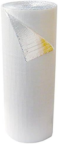 48" x 125' Double Bubble Foil Insulation White/Foil w/UV Resistant Facing (500 sq. ft.)