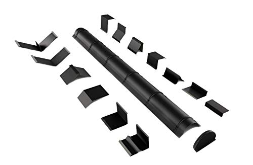 Firstblech halbrund Roofart (tiefschwarz 9005) – Bild 3