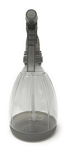 Empty Plastic Spray Bottle 12 Ounce, Adjustable Nozzle, Smoke Grey (Pack of 1)