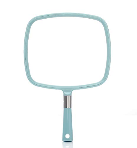 Miss Sweet Handheld Mirror Makeup Mirror (Blue)