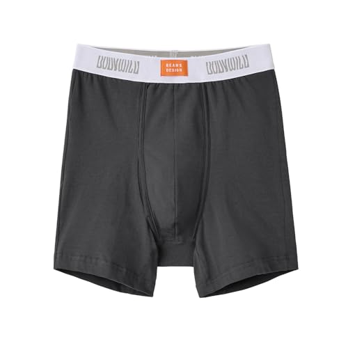 [ボディワイルド]BEAMS DESIGN コラボ オーガニックコットン混 ボクサーパンツ 前あき BWL353B メンズ