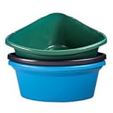Fortiflex Corner Feeder for Dogs and Horses, 6-Gallon, Black
