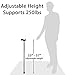 Carex Soft Grip Folding Cane - Foldable Walking Cane For Women and Men - Adjustable Height (33