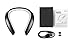 BCS-S1000 | Wireless Bluetooth Retractable Headphones, Neckband Headset with Microphone (Black)