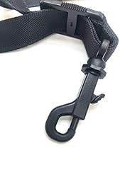 Black Soft Padded Saxophone Neck Strap Regular