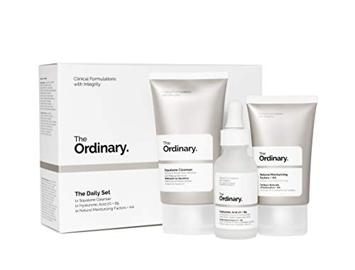 The Ordinary The Daily Set (3 Pcs: The Ordinary Squalane Cleanser – The Ordinary Hyaluronic Acid 2% + B5 – The Ordinary Natural Moisturizing Factors + HA)