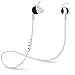 OWAVO amazing Bluetooth Headphones Wireless Earbuds Sports In Ear Sweatproof Earphones with Built in Mic (Balanced Audio, aptX Lossless sound, Cordless 4.1, CVC 6.0 Noise Cancellation)-White