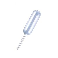 Zehhe 50Pcs 4ml Clear Plastic Transfer Liquid Dropper Pasteur Pipettes