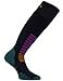 Eurosocks Micro-Supreme Over The Calf Zone Socks,Black, Medium
