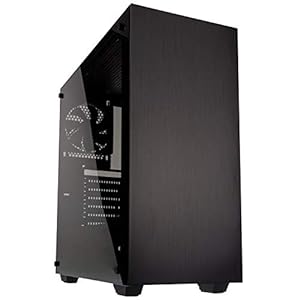 Kolink Stronghold Midi-Tower - PC case - Computer Case - Real Glass Side Window - Black