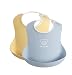 BABYBJ&Ouml;RN Baby Bib, 2-Pack, Powder Yellow/Blue