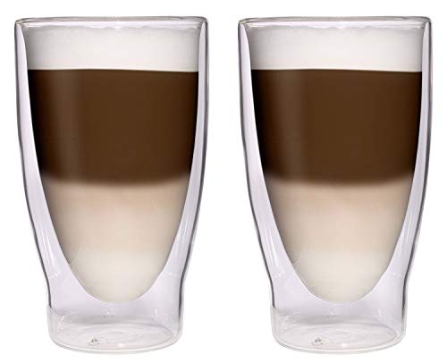 AKTION: 6x 370ml XXL doppelwandige Cocktailgläser / Longdrinkgläser / Eistee-Gläser / Saft- und Wassergläser -… – Bild 5