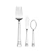 Pfaltzgraff Sapphire Bay 53-Piece Stainless Steel Flatware Set with Serving Utensil Set and Steak Knives, Service for 8