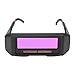 1 Pair Solar Auto Darkening Welding Goggle, Safety Protective Welding Glasses Mask Helmet, Eyes Goggles Mask Anti-Flog Anti-glare Goggles, Black