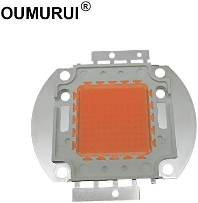 Buyme 100W High Power Led Lamp Bead Plant Grow Light Full Spectrum 400-840Nm Epileds Chip 32-34V 3000-3500Ma Pink, 100W