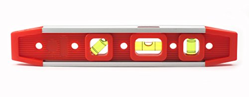 Elitexion 9 Inch Magnetic Level Torpedo with 3 Bubbles