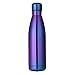king do way 17oz Double Wall Vacuum Cool Insulation Stainless Steel Water Bottle Leak- Proof and No Sweating Perfect for Summer Outdoor Sports Camping Hiking Cycling (Shining-Purple)