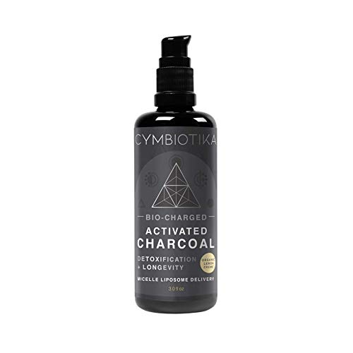CYMBIOTIKA Activated Charcoal Liquid Supplement, Stomach Detox