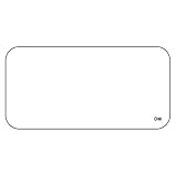 DayMark IT110077 DissolveMark Blank Dissolvable Label, 1