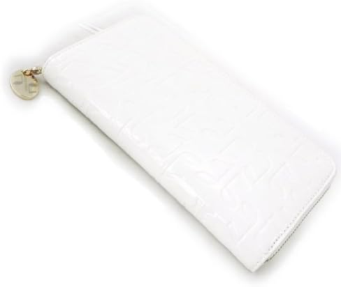 Wallet + checkbook holder zipped leather 'Jacques Esterel' white music notes.