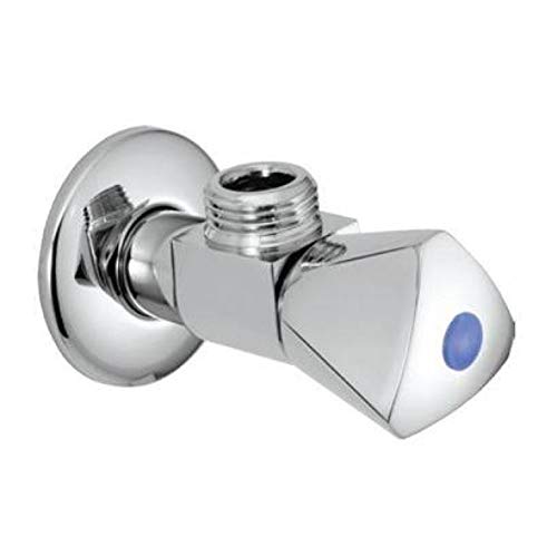 Jaquar AQT-CHR-3057 Brass Angle Valve Cock (15 mm, Silver)