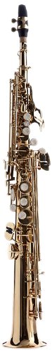 Fever WALSOP Soprano Straight Saxophone Gold with Case, Mouthpiece and Reed