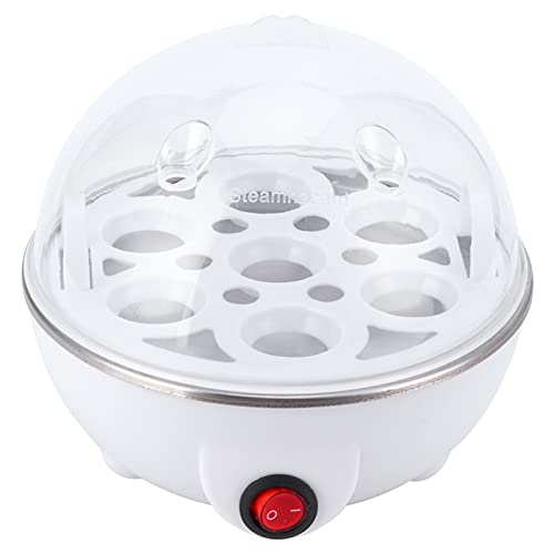 Cocedor de Huevos Eléctrico, 350 W, Mini Cocedor de Huevos Multifuncional, Vaporizador, Cazador Furtivo, Hervidor de Huevos Eléctrico para Uso en la Cocina, Cocedor de Huevos