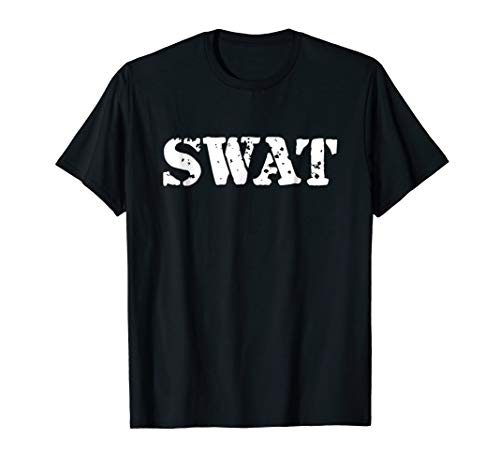 Funny S.W.A.T. Gifts & TeesSWAT Team Shirt Fun Police Costume For Adults Kids T-ShirtOEKO-TEX STANDARD 100