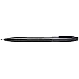 Pentel S520 Original Sign Pen Fibre Tip Marker Fineliner Pens - 2mm Nib - 1mm Line - Black Ink - Single