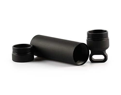 Cevinee <Big Capacity> Military Grade Top & Bottom Opening Air-tight EDC Accessory Case, Waterproof Pill Fob Capsule/match Case Battery Holder Case, Outdoor Survival Storage Container Dry Box