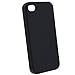 Compatible With Apple iPhone 4 4G Black Silicone Rubber Soft Case