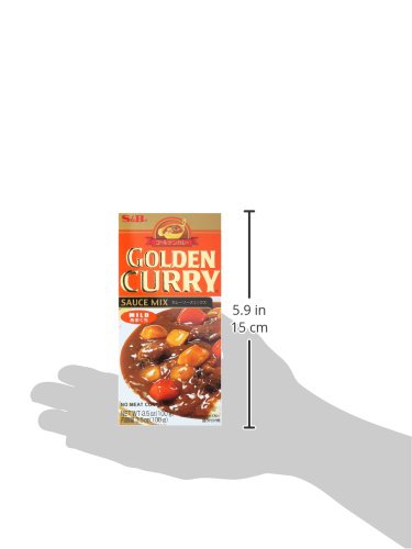 S&B, GOLDEN CURRY SAUCE MIX, MILD, 3.2 OZ