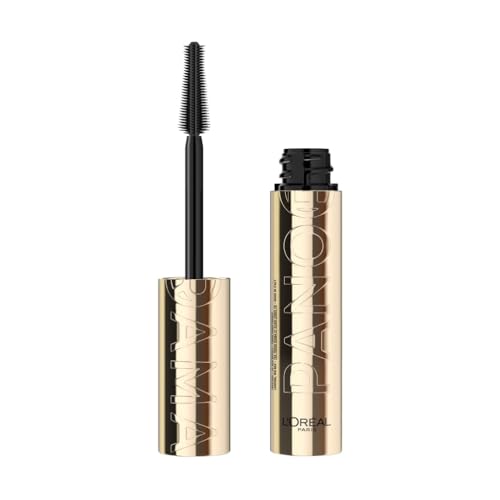 L'Oréal Paris Mascara Volumizzante, Ciglia a Ventaglio, Sguardo più Ampio, Adatto a Occhi Sensibili, Arricchito con 5% Stretchflex Complex, Senza Grumi, Panorama by Volume Million Lashes, Colore: Nero