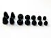 Monster Black Replacement Earbuds Eartips Set for Monster Beats Dr. Dre Tour, UrBeats 2.0, HeartBeats 2.0-Lady Gaga, DiddyBeats and Monster Turbine Pro In-Ear Stereo Earphones