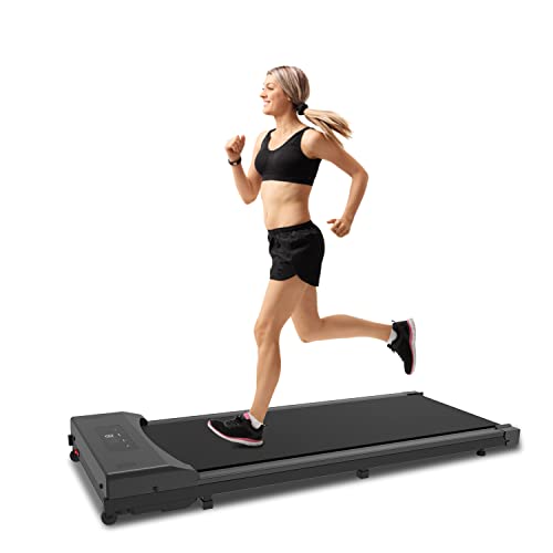 Under Desk Treadmill,Portable Electric Treadmill Slim Flat with