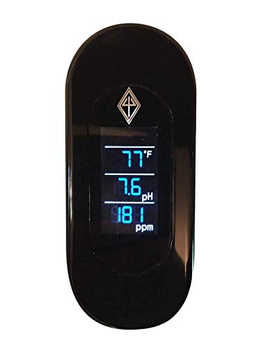 Atlantis Aquatics 3 in 1 Aquarium Meter [Temp, pH, TDS] Clamps to Fish Tank Provides Real Time Data on Aquarium Health- Fahrenheit/Celsius Thermometer, pH Meter, TDS Meter (Total Dissolved Solids)