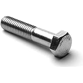 5/8"-11 x 5-1/2" Hex Cap Screws, 18-8 Stainless Steel, Part Thread, 5 Pack | Partially Threaded. Hex head with washer face. ASME B18.2.1. Corrosion resistant hex bolts for outdoor and fresh water use.
