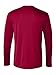 Hanes Men's Long Sleeve Cool DRI T-Shirt UPF 50+, Deep Red, X-Large (Pack of 2)