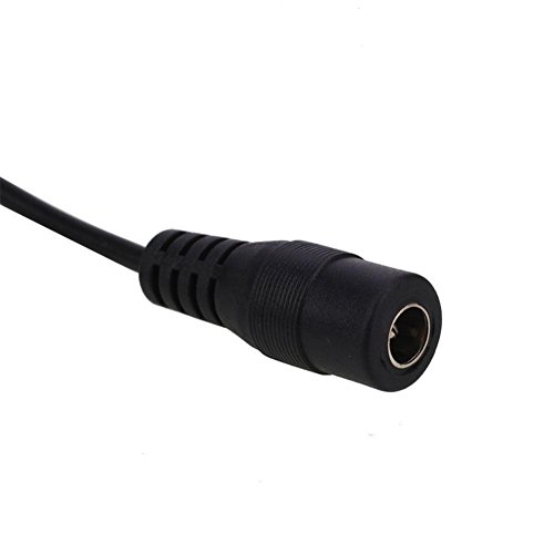 Electric Guitar Effect Pedal Daisy Chain Power Supply Cable 9V DC 1A Multi-interface Connecting 1 to 5 Cable Splitter Cord Right Angle Round Jacks (1 to 5 way)